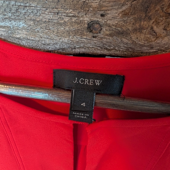 J. Crew Drapey Keyhole Blouse - Picture 2 of 7